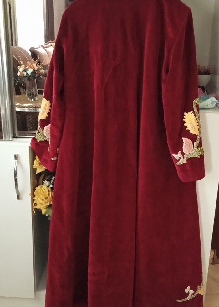 ELİŞİ KADİFE KAFTAN - Görsel 5