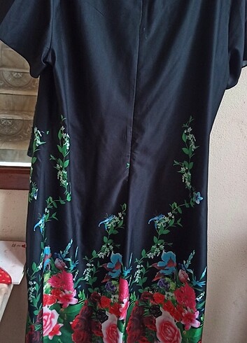 xl Beden çeşitli Renk DESENLİ ELBİSE