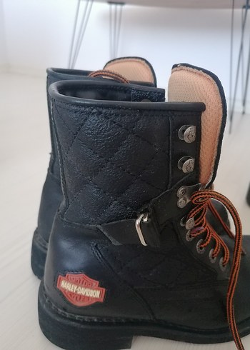 Harley davidson 38 numara siyah bot bayan - Görsel 5