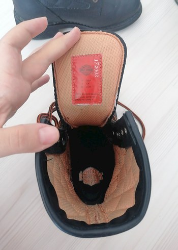 Harley davidson 38 numara siyah bot bayan - Görsel 6