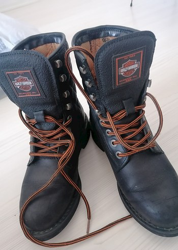Harley davidson 38 numara siyah bot bayan - Görsel 10