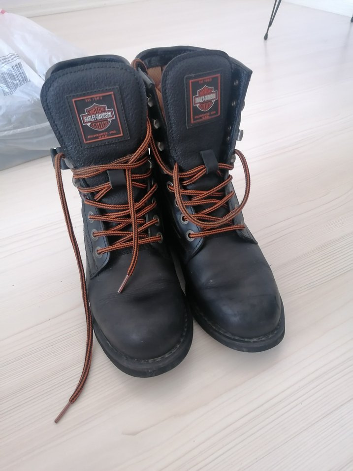 Harley davidson 38 numara siyah bot bayan - Görsel 2