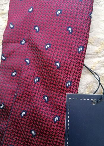 Bordo Desenli Erkek Kravat - Görsel 2