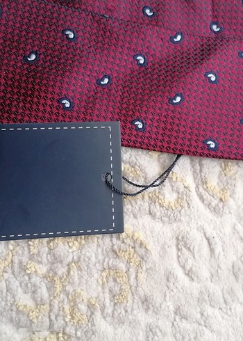 Bordo Desenli Erkek Kravat - Görsel 3