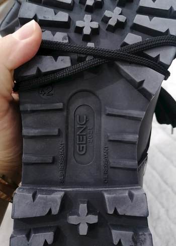 Diger Siyah Kamuflaj Desenli Erkek Bot - Görsel 3