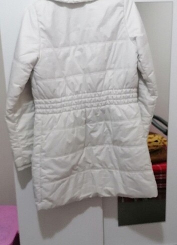 Adidas bayan mont kaban s beden Beyaz  - Görsel 3