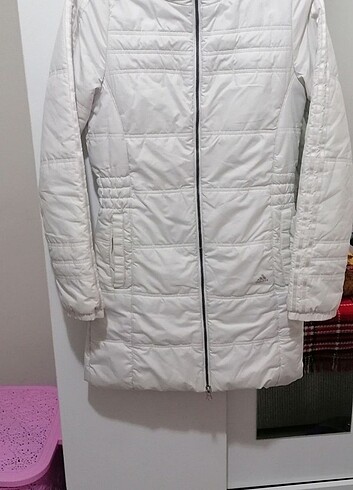 Adidas bayan mont kaban s beden Beyaz  - Görsel 4