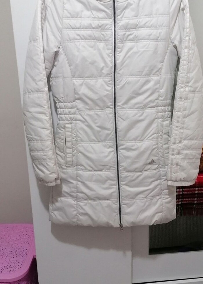 Adidas bayan mont kaban s beden Beyaz  - Görsel 4