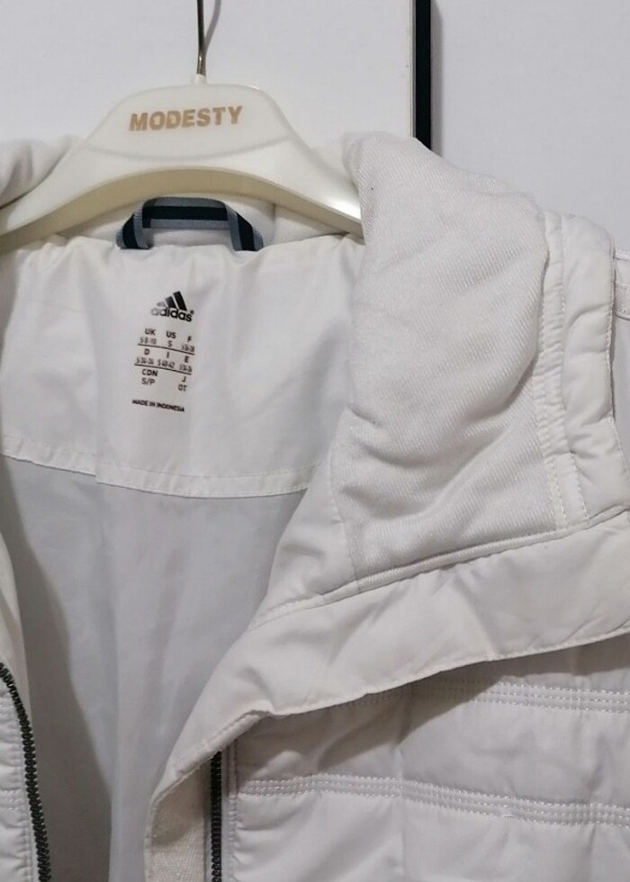 Adidas bayan mont kaban s beden Beyaz  - Görsel 5