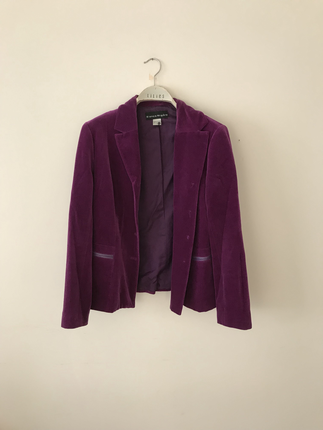 Blazer kadife ceket