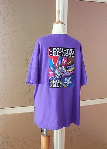 Çift Baskı Tshirt ve Beyaz Oversize Tshirt 