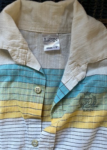 Diğer Erkek Bebek Açık Mavi Denim Şortlu Takım