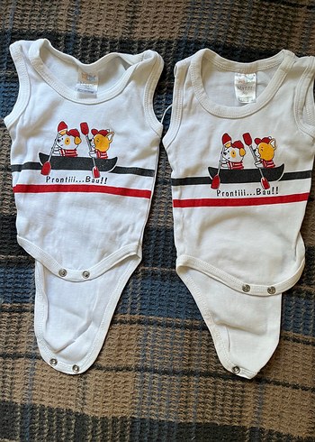 Bebek Erkek Baskılı Düğmeli Body