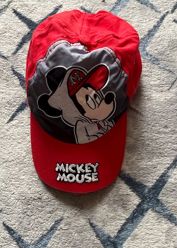 Kırmızı Mickey Mouse Erkek Çocuk Şapka