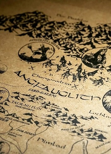  Middle earth map