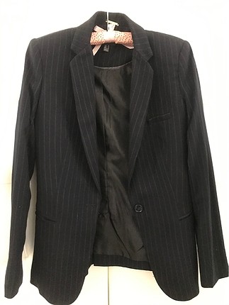 Mango lacivert blazer ceket