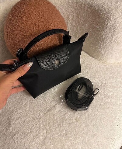 Longchamp siyah 0 no xs askılı çanta