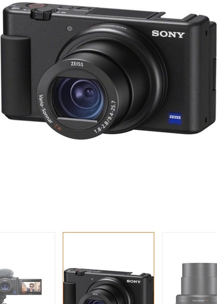 Sony Zv-1 Vlog Kamerası + Sony Çekim Kolu - Görsel 2
