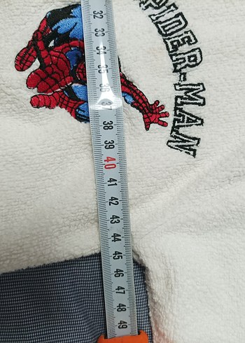 Kapüşonlu Beyaz Çocuk Bornoz - Görsel 4