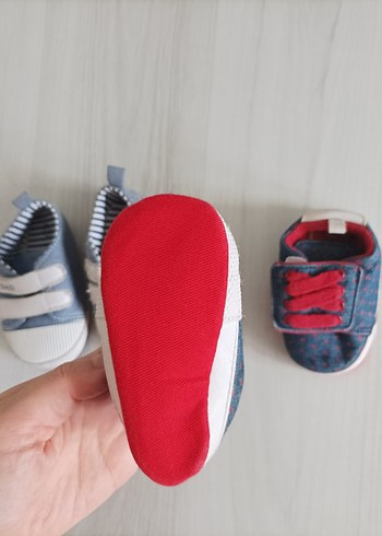 Erkek Bebek Kot Ayakkabı Velcro Bağcıklı - Görsel 2