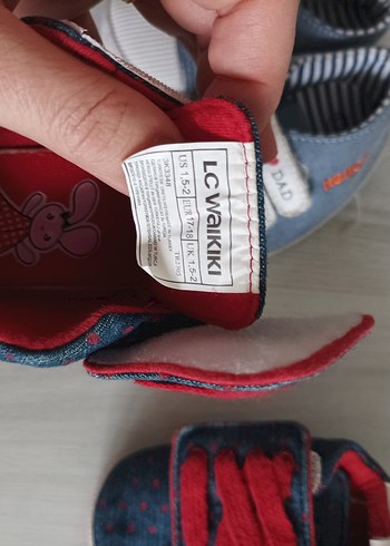 Erkek Bebek Kot Ayakkabı Velcro Bağcıklı - Görsel 4