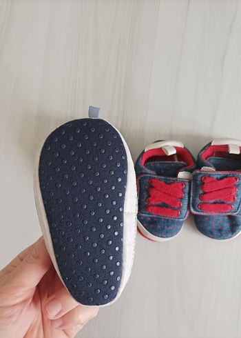 Erkek Bebek Kot Ayakkabı Velcro Bağcıklı - Görsel 3