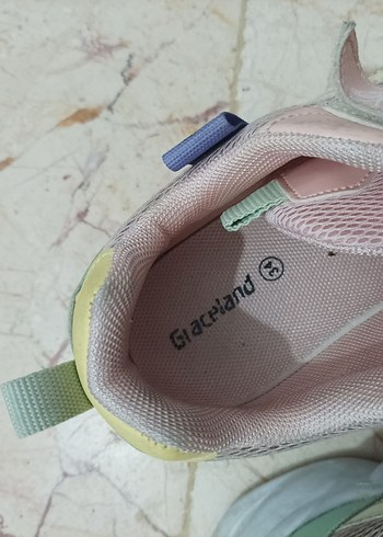 Kızlar için Pastel Renkli Bağcıksız Spor Ayakkabı - Görsel 3