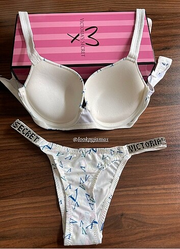 Victoria s Secret Victoria's secret taşlı iç çamaşır takımı