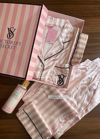 Victoria s Secret Victoria's Secret Saten Pijama Takımı 