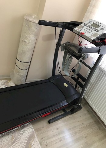 Katlanabilir siyah Kırmızı Koşu Bandı - Görsel 2