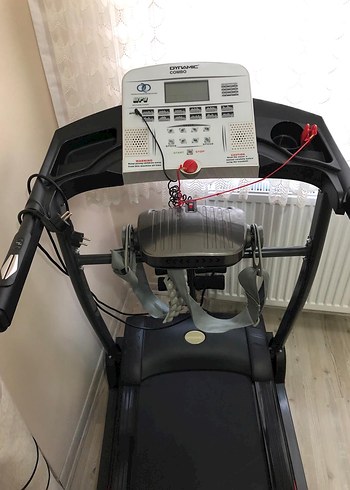 Katlanabilir siyah Kırmızı Koşu Bandı - Görsel 3