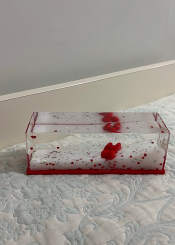 Işıltılı Kırmızı içi sallana dekoratif ürün - Görsel 5