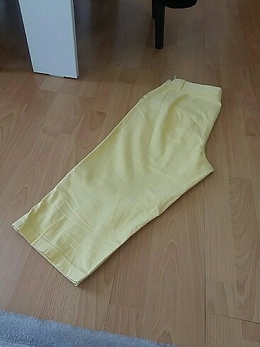 44 Beden sarı Renk Büyük beden ciciv sarısı kapri büyük beden pantol büyük beden şo