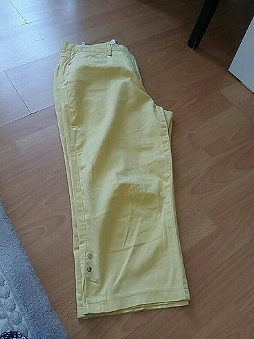 44 Beden Büyük beden ciciv sarısı kapri büyük beden pantol büyük beden şo