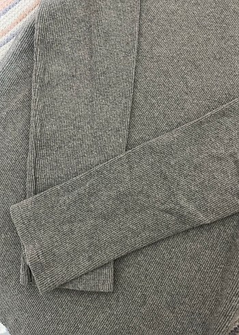 Gri Balıkçı Yaka Kadın Body - Görsel 3