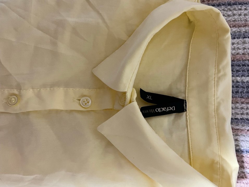 Düğmeli Uzun Kollu Kadın Gömlek - Görsel 3