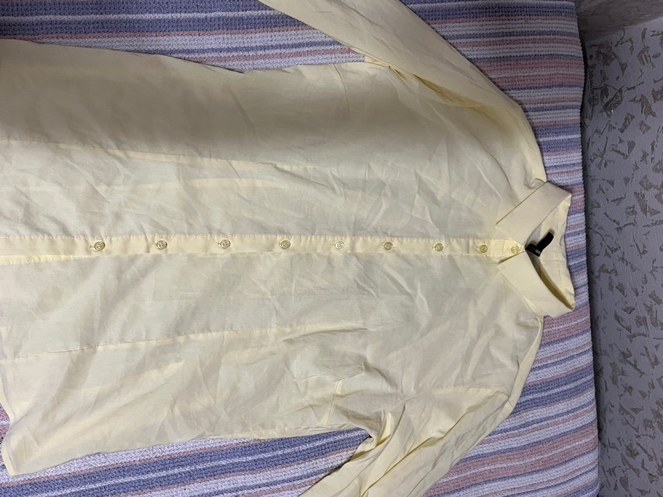 Düğmeli Uzun Kollu Kadın Gömlek - Görsel 2