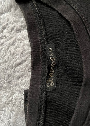 Kadın Siyah Baskılı Uzun Kollu Sweatshirt - Görsel 3