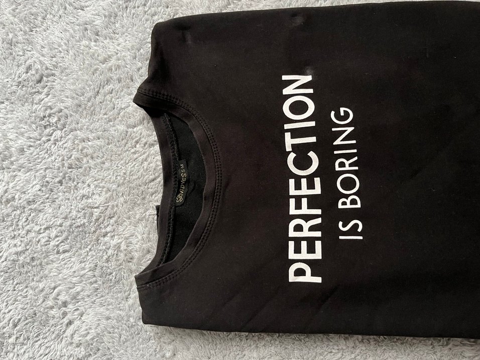 Kadın Siyah Baskılı Uzun Kollu Sweatshirt - Görsel 2