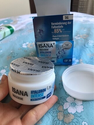 İsana hyaluron intense spf30 nemlendirici krem güneş kremi
