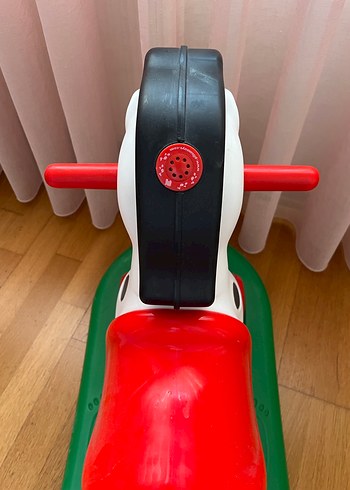 Renkli Beyaz Sallanan Atlı Oyuncak - Görsel 3