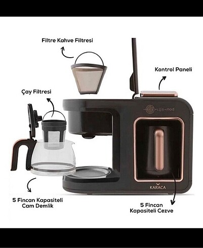 Beden Karaca 5in 1 kahve makınası