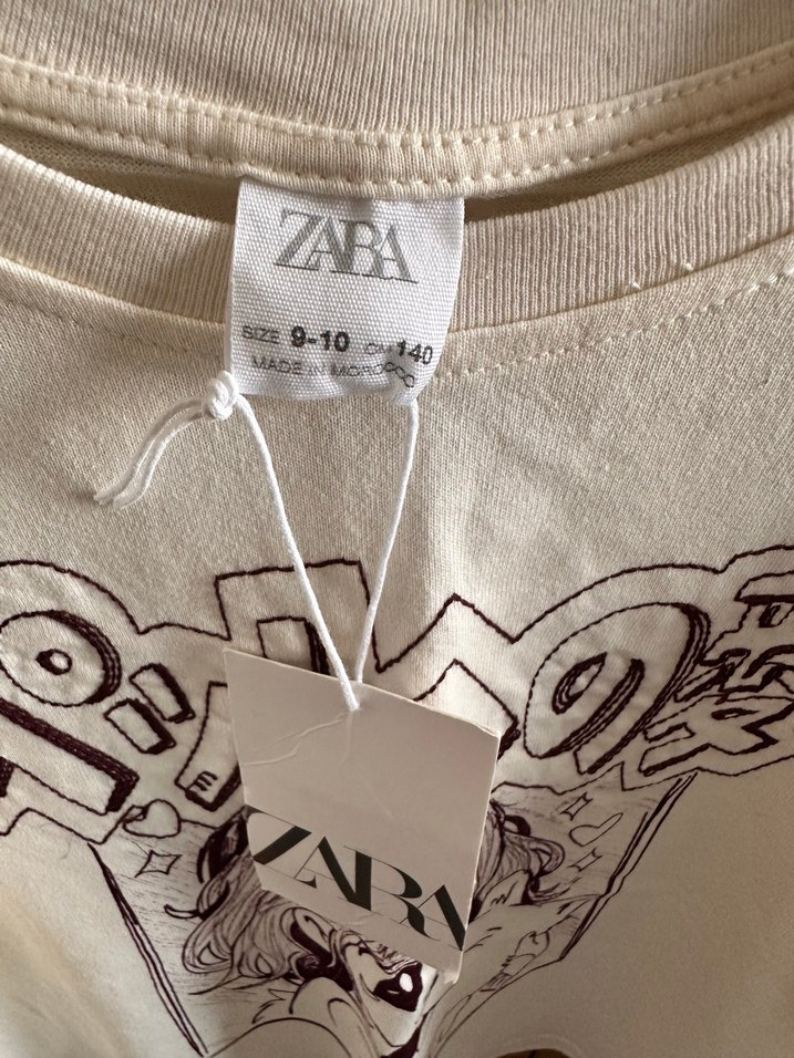 Zara Uzun Kollu Kız Tişörtü 9 yaş - Görsel 4