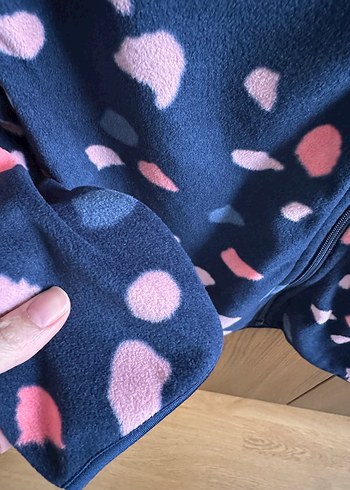 Kız Çocuk Desenli Polar Ceket 8-10 yaş - Görsel 4