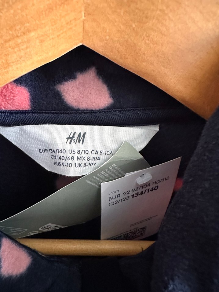 Kız Çocuk Desenli Polar Ceket 8-10 yaş - Görsel 3