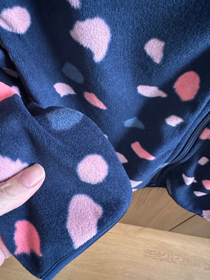 Kız Çocuk Desenli Polar Ceket 8-10 yaş - Görsel 4