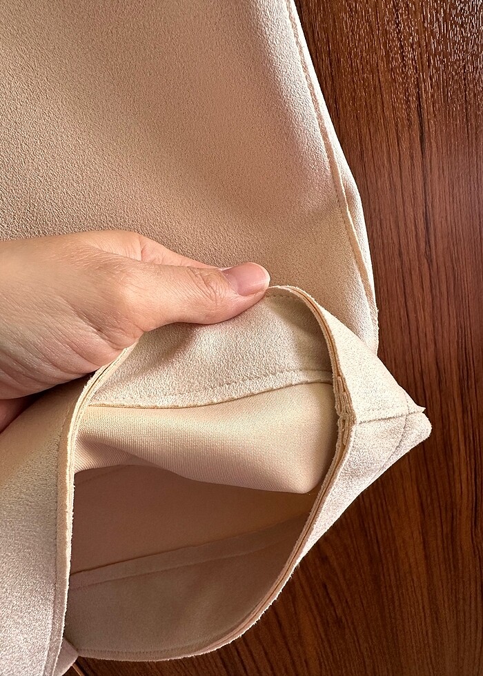 Zara süet yelek xs - Görsel 4