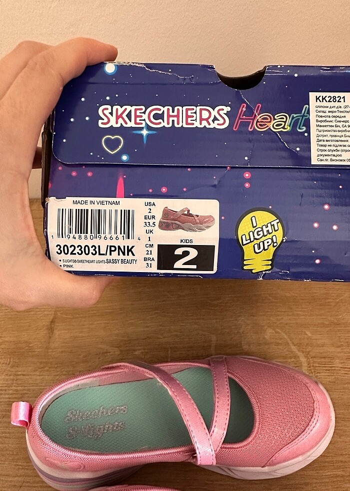 Skechers çocuk ayakkabı 33,5 no - Görsel 4