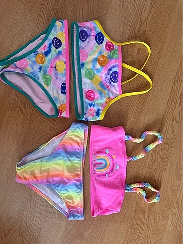 8 Yaş Beden çeşitli Renk Penti çocuk bikini 8-9 yaş