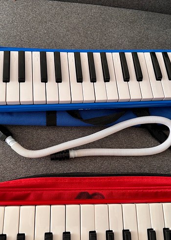 32 Tuşlu Mavi Melodika Çanta ile - Görsel 5